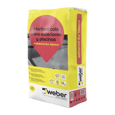 Bricomart CEMENTO COLA DUR WEBER 25KG BLANCO