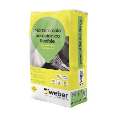 Bricomart CEMENTO COLA FLEX DUO WEBER 25KG GRIS