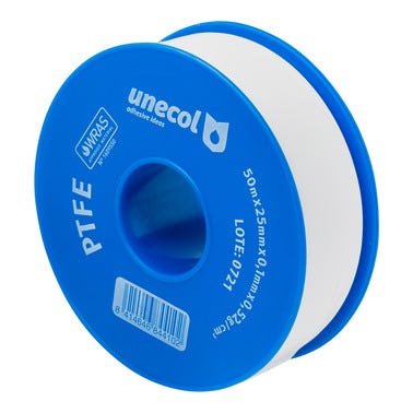 Bricomart CINTA TEFLÓN Ø25X0.1MM 50M