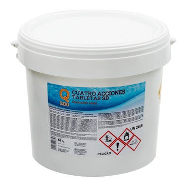 Bricomart CLORO PASTILLAS 4 ACCIONES 10 KG