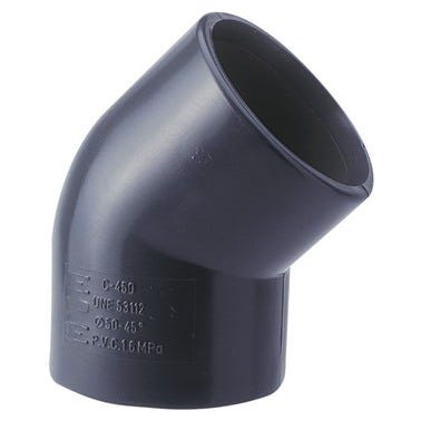 Bricomart CODO 45º 40MM HEMBRA PVC PRESIÓN