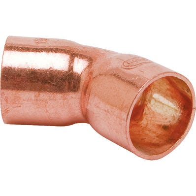 Bricomart CODO 45º COBRE Ø18MM HEMBRA 4 UNIDADES