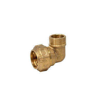 Bricomart CODO 90º 32MMX1" MACHO PE LATÓN