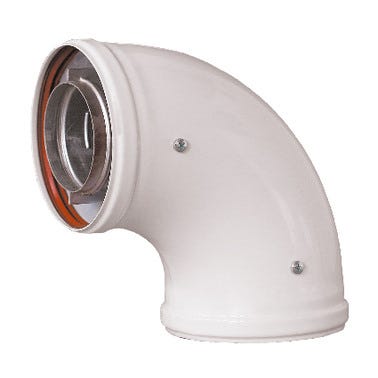 Bricomart CODO 90º BAJO NOX 80/110 MM
