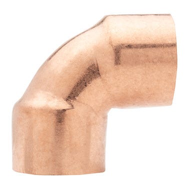 Bricomart CODO 90º COBRE Ø22MM HEMBRA 4 UNIDADES