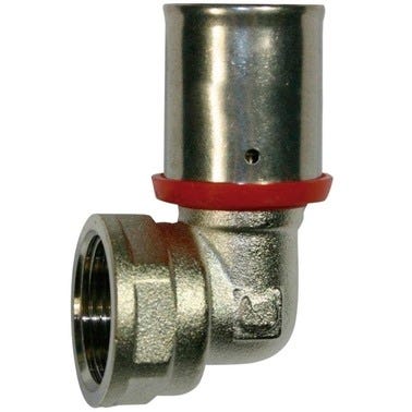 Bricomart CODO 90º ROSCA 20MMX1/2" HEMBRA MULTICAPA