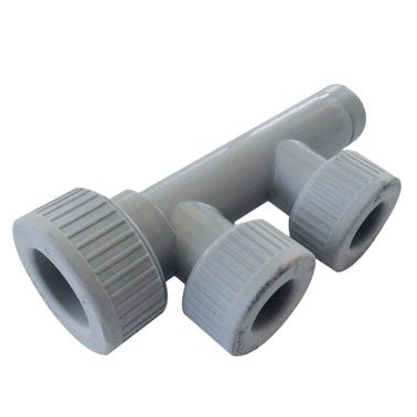 Bricomart COLECTOR 3 SALIDAS 22MM PB