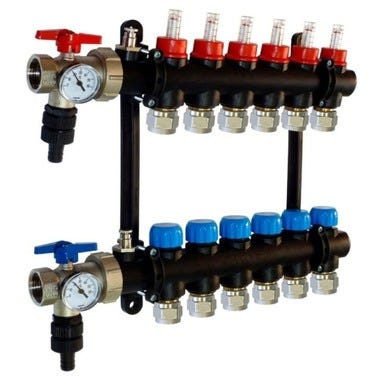 Bricomart COLECTOR POLIAMIDA 8 CIRCUITOS CON RACOR