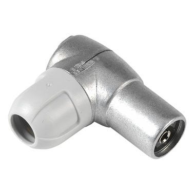 Bricomart CONECTOR ACODADO BLINDADO HEMBRA