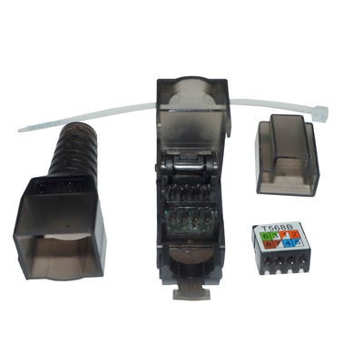 Bricomart CONECTOR EASY RJ45 CAT6 PLASTICO