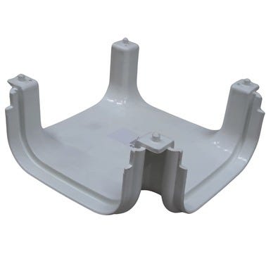Bricomart CONEXION CANALETA PVC BAJA ALTURA BLANCO
