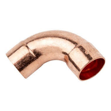 Bricomart CURVA 90º Ø18MM COBRE HEMBRA 4 UNIDADES