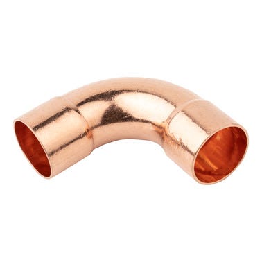 Bricomart CURVA 90º Ø22MM COBRE HEMBRA 2 UNIDADES