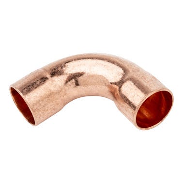 Bricomart CURVA 90º Ø28MM COBRE HEMBRA 2 UNIDADES
