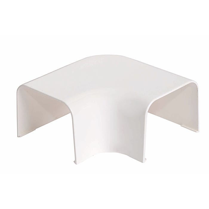 Bricomart CURVA PLANA CANAL CLIMA 65X50MM BLANCO