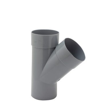 Bricomart DERIVACIÓN 45º Ø90MM MACHO-HEMBRA PVC