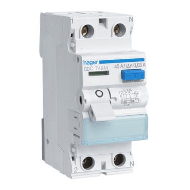 Bricomart DIFERENCIAL 2P 40A 30MA HAGER