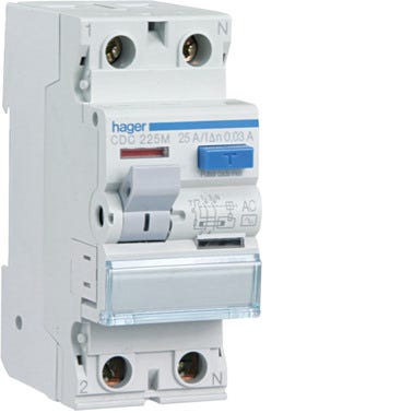 Bricomart DIFERENCIAL 2P 63A 30MA HAGER