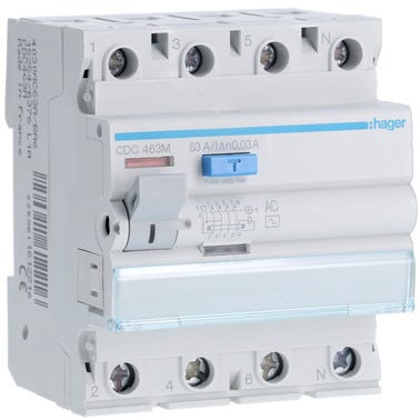 Bricomart DIFERENCIAL 4P 63A 30MA-AC HAGER