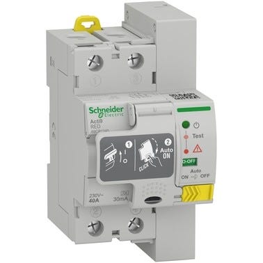 Bricomart DIFERENCIAL REARMABLE 2P 40A 30 MA