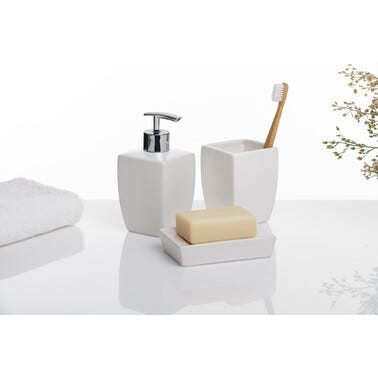 Bricomart DOSIFICADOR DE JABÓN THAI BLANCO