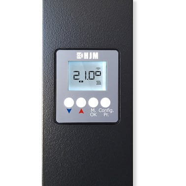 Bricomart EMISOR CERÁMICO VERTICAL 1000W HJM NEGRO