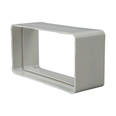 Bricomart EMPALME RECTANGULAR 55 x 110 MM
