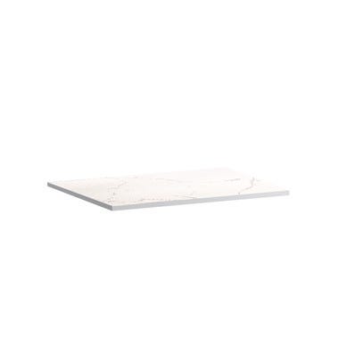 Bricomart ENCIMERA DE LAVABO PIEDRA BLANCO 60X46CM