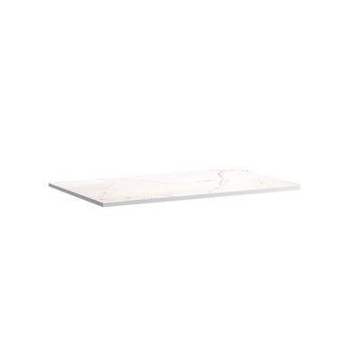 Bricomart ENCIMERA DE LAVABO PIEDRA BLANCO 80X46CM