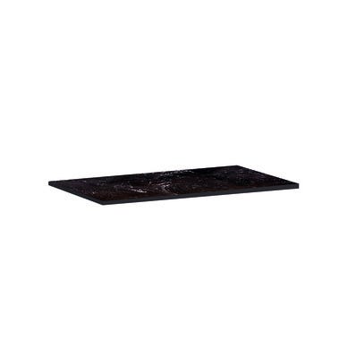 Bricomart ENCIMERA DE LAVABO PIEDRA NEGRO 80X46CM