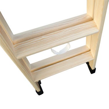 Bricomart ESCALERA DE MADERA 5 +5 PELDAÑOS