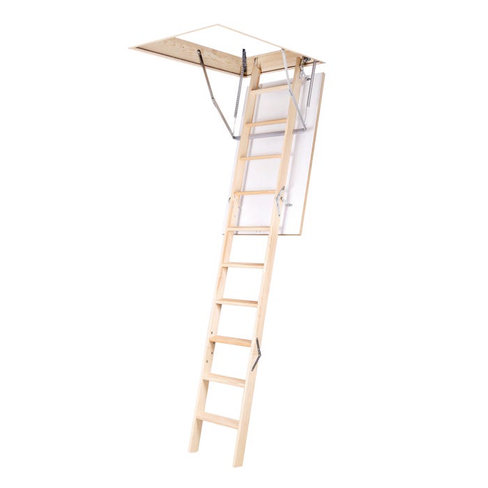 Bricomart ESCALERA ESCAMOTEABLE MADERA DE PINO
