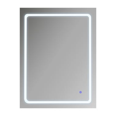 Bricomart ESPEJO DE BAÑO CON LUZ LED MARC 80X80CM