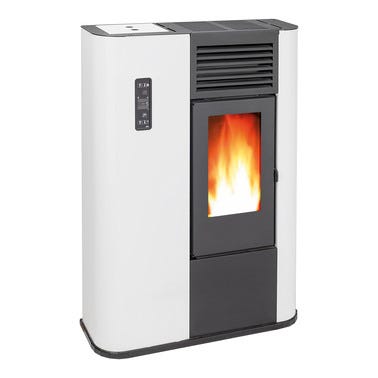 Bricomart ESTUFA DE PELLETS LICIA SLIM 7 5KW