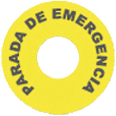 Bricomart ETIQUETA PARO DE EMERGENCIA
