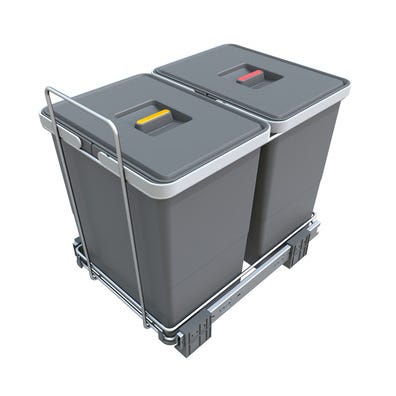 Bricomart EXTRAIBLE CUBO DE BASURA MULTIRESIDUOS
