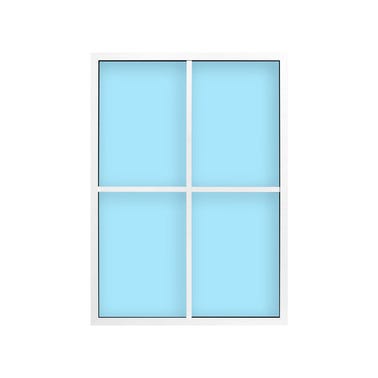 Bricomart FIJO ATELIER 4 PAÑOS BLANCO 75X104