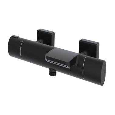 Bricomart GRIFO DE BAÑERA TERMOSTÁTICO ROUEN NEGRO
