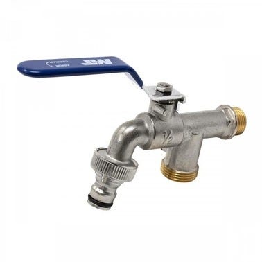 Bricomart GRIFO JARDÍN DOBLE Ø1/2"-3/4"