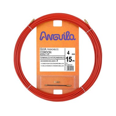 Bricomart GUIA PASACABLE CORDÓN ACERO ANGUILA 25M