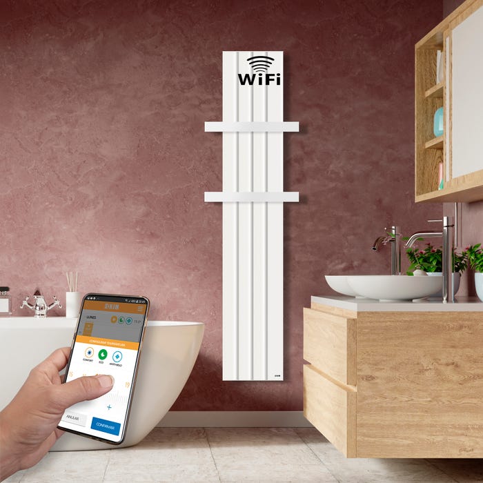 Bricomart JUEGO COLGADORES EMISOR VERTICAL BLANCO