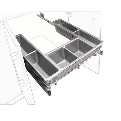 Bricomart KIT INTERIOR CAJÓN BAJO FREGADERO 80 CM