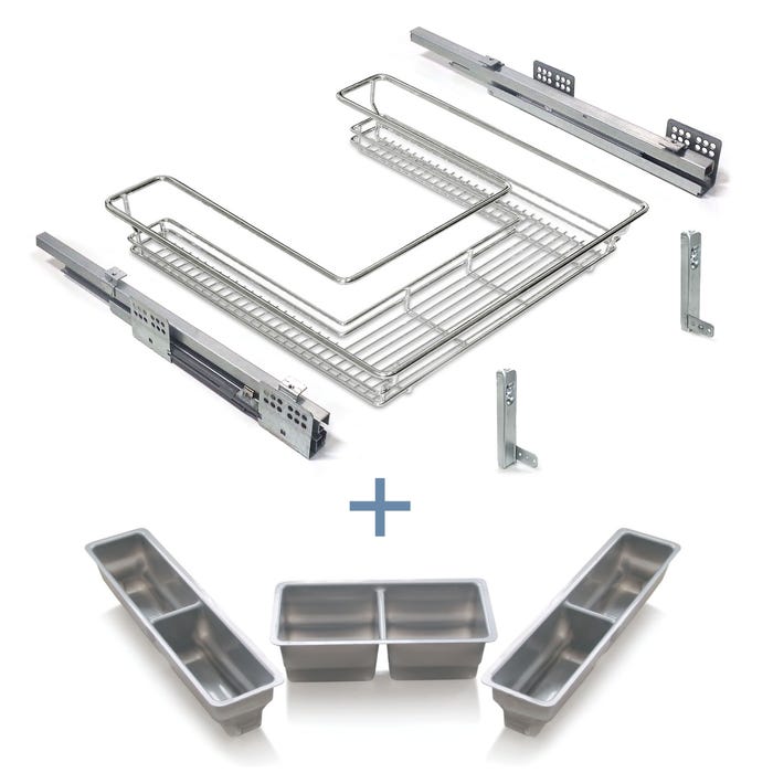 Bricomart KIT INTERIOR CAJÓN BAJO FREGADERO 80 CM