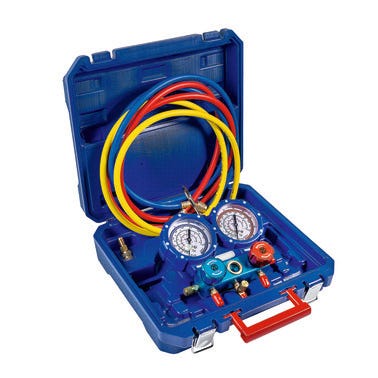 Bricomart KIT MANOMETRICO CON MANGUERAS