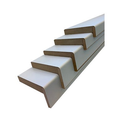 Bricomart KIT MOLDURAS LACADA BLANCO 7 ALA 10+25