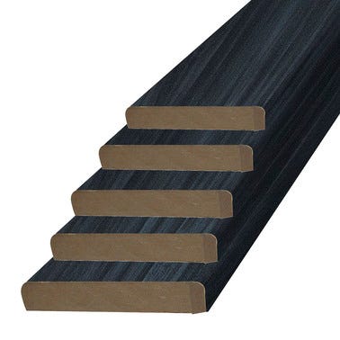 Bricomart KIT MOLDURAS MELAMINA LISA BLACK