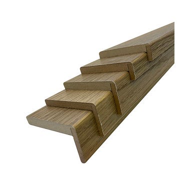 Bricomart KIT MOLDURAS ROBLE HORIZONTAL ALA 10+25