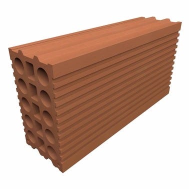 Bricomart LADRILLO SATEBRICK ACÚSTICO 40X20X11 5CM