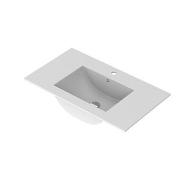 Bricomart LAVABO DE ENCIMERA 81CM BLANCO MATE