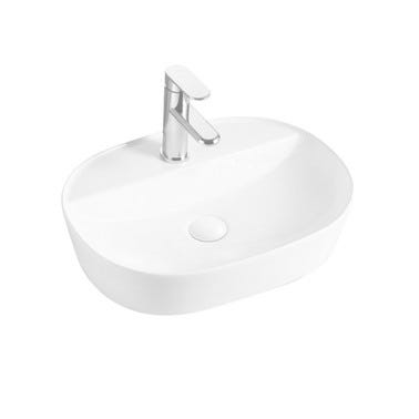 Bricomart LAVABO SOBREPONER OVALADO 50CM BLANCO